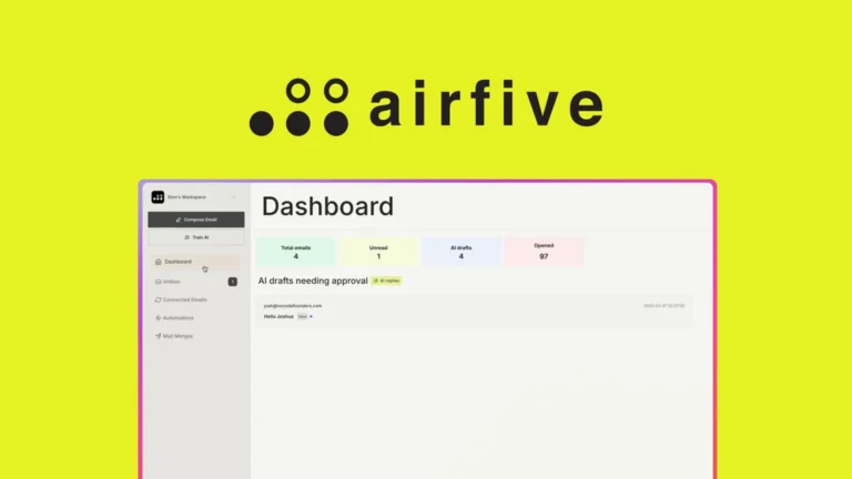 Airfive lifetime deal