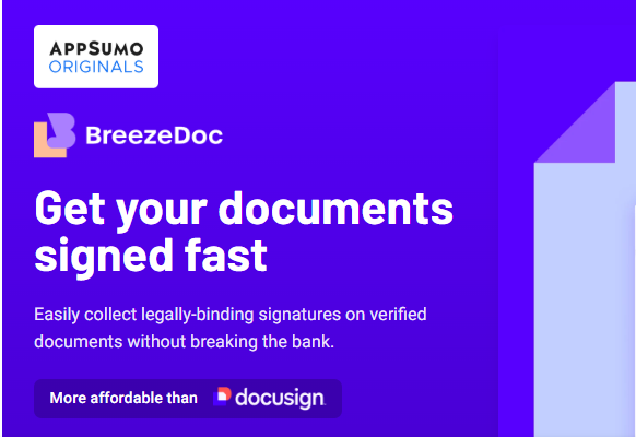 BreezeDoc lifetime deal review