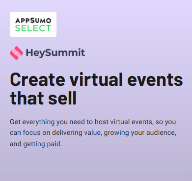 HeySummit lifetime deal