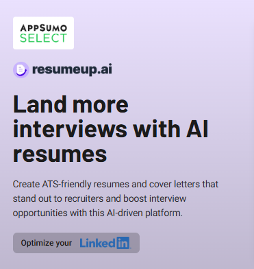 ResumeUp.AI lifetime deal review