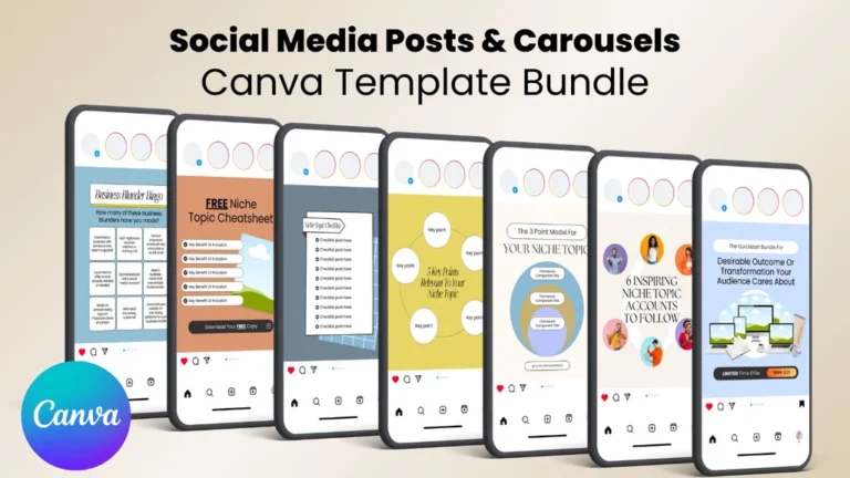 Social Media Canva Template Bundle Lifetime deal Review