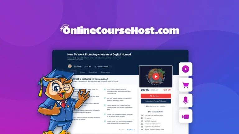 OnlineCourseHost.com lifetime deal review