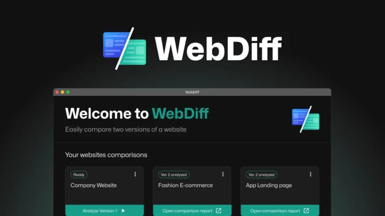 WebDiff lifetime deal review
