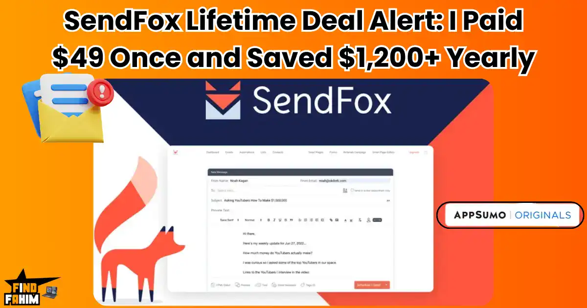 Sendfox Lifetime Deal: Unlock Unlimited Email Marketing Power